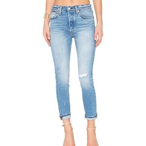 Levi’s 501 Skinny High Rise Distressed Jean